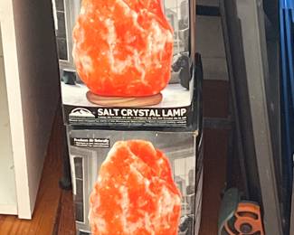 6 salt crystal lamps