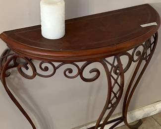 Half moon entry or hall table