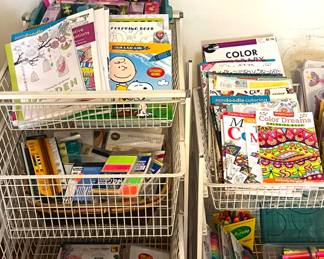 Markers, color therapy, crayons, and so much more!