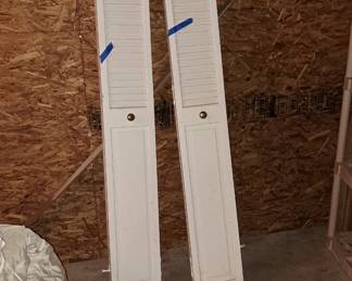 Louvered doors and shutters