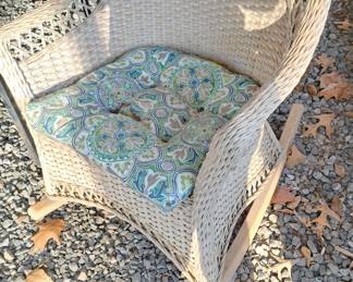 Wicker rocker