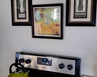 Framed kitchen prints