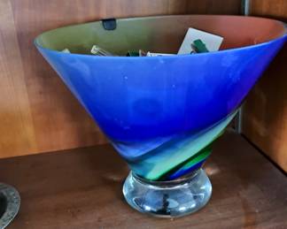 Art glass bowls