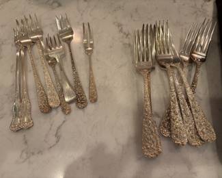 Steiff and Kirk & Sons Flatware and Serving Pieces