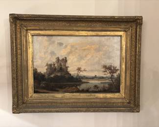 Continental School 19th Century Oil on Canvas