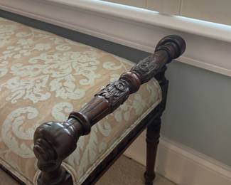 Detail of Carved Bench Handles