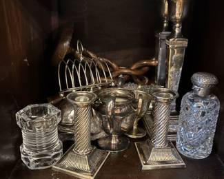Collection of Sterling, Silver Plate, and Others