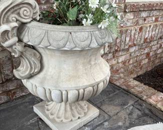 Ornate Garden Urns