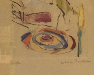 Hand Colored Serigraph 