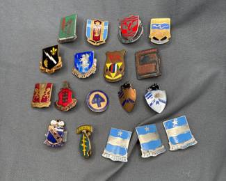 Large Lot Of WW2 And Cold War Army Distinctive Insignia