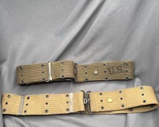 Pair Of WWII M1936 Pistol Belts