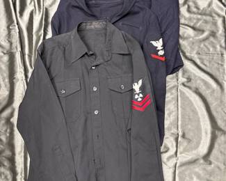 Trio Of U.S. Navy Uniform Tops