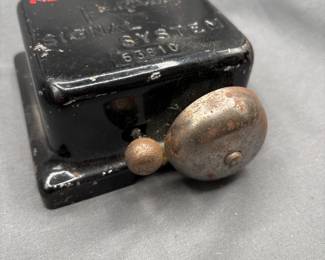 Antique Faraday Signal Fire Alarm Bell