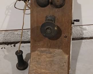 Antique telephone.