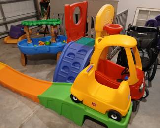 Kids roller coaster ride.