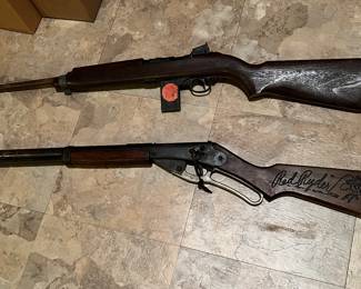 Vintage BB guns: Crosman CO2.177 BB, and  Daisy Red Ryder