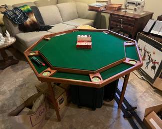 Poker Table and chips