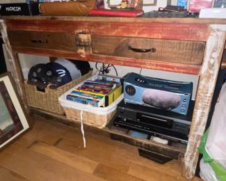 2 Drawer Living Room Table Cabinet