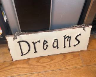 Dreams Wall Sign