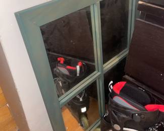 Painted Window Mirror