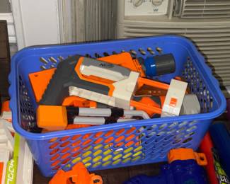 Nerf Toys W/ Attachments