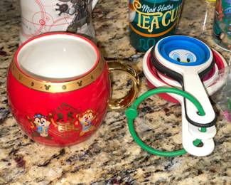 Chip & Dale Coffee Mug &" Fab Five" Measuring Cups