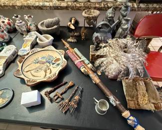 1 CLOCK,PLATE, WEAPON SOLD