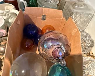 LARGE COLORED ORNAMENT SOLD