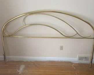 Brass headboard-Queen