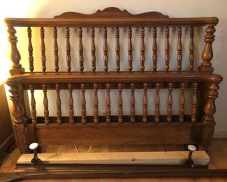 oak bedframe