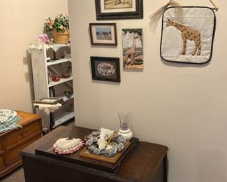 Sewing machine and artwork