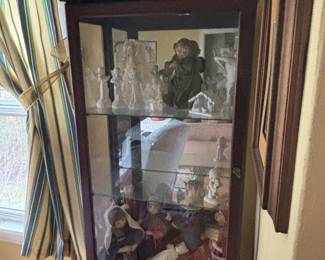 Glass display cabinet
