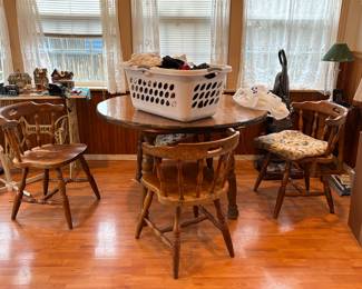 Dining room table and chairs