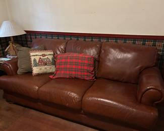 Leather sofa