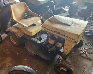 1 of 3 pictures - Vintage Western Auto Supply Wizard Riding Mower
