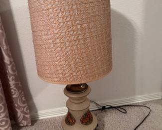 vintage glass lamp