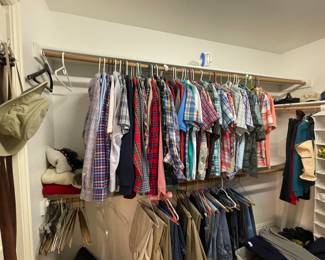 Men's shirts and jeans