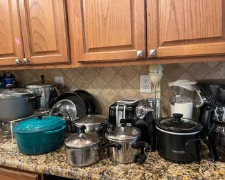 Faberware Pots and pans, Crockpots, and other cookware