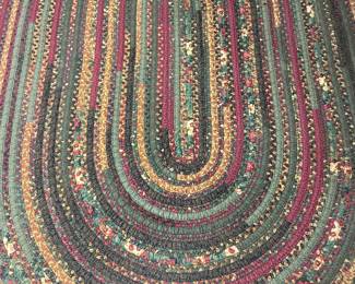 Beautiful Oval Braided Area Rug 61"x84"