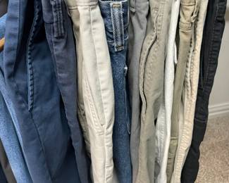 Men's shorts and jeans