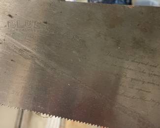 Vintage Blue Grass Saw
