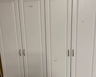 White storage Cabinets