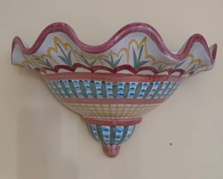 McKenzie Childs wall pocket