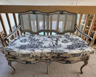 French Provincial settee