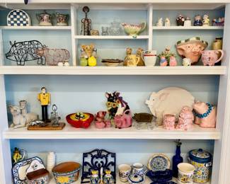 Assorted ceramic Pig Collection