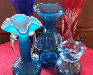 Colorful Art Glass and Colored Crystal