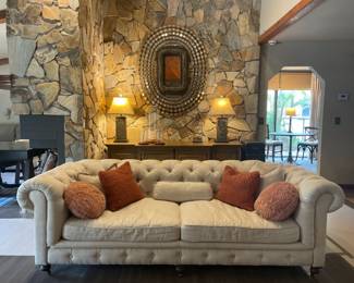 MIRROR & LAMPS SOLD,3 CLOCHE'S SOLD