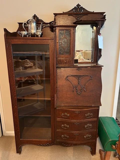 Beautiful oak secretary