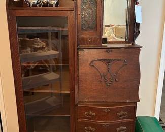 Beautiful oak secretary