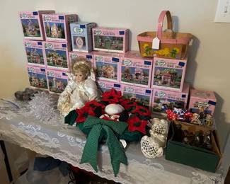 easter houses, Christmas misc.